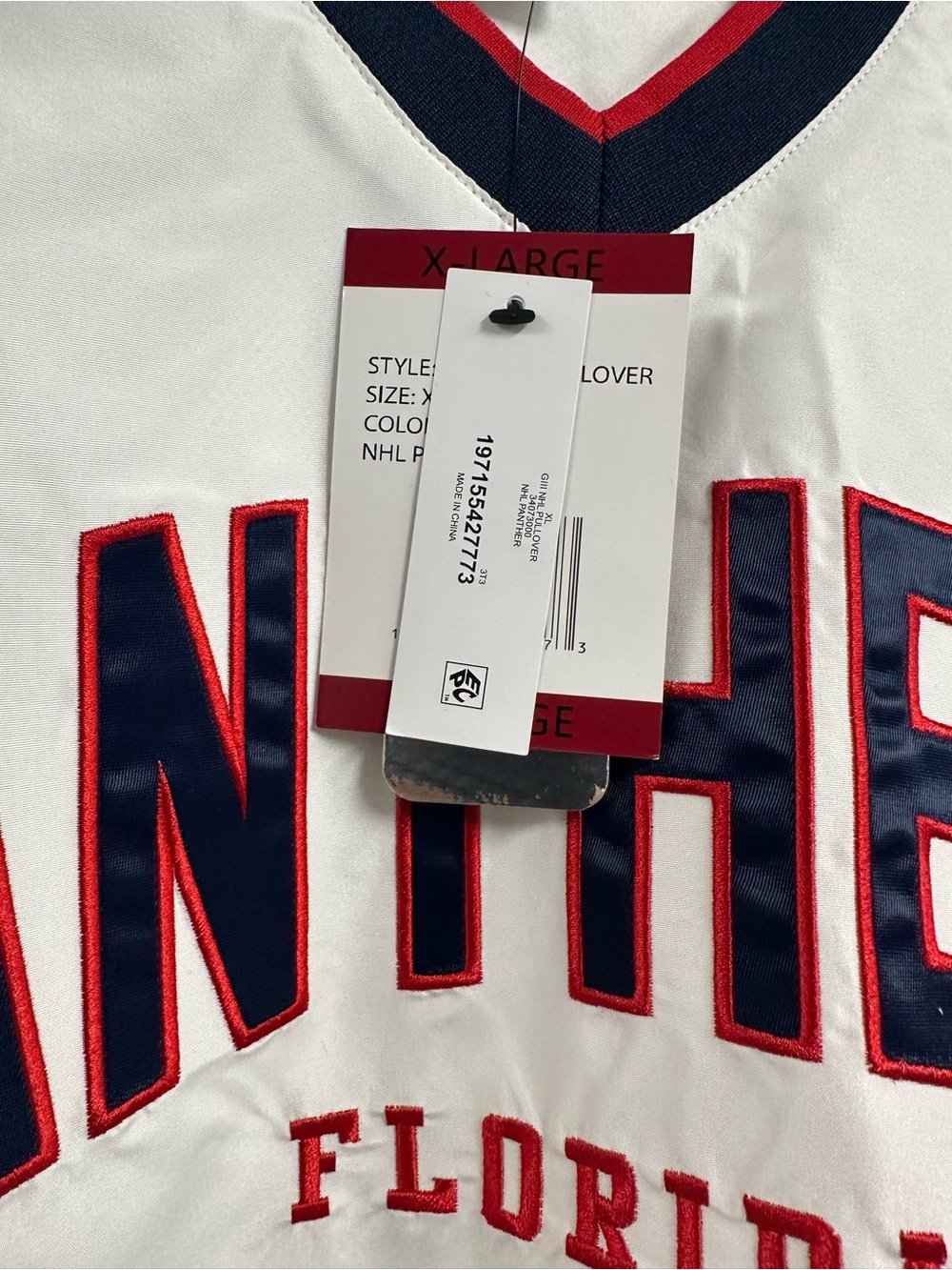NHL Mens GIII Pullover - Florida Panthers New With Tags Size XL - Picture 2 of 2